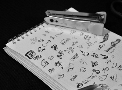 SCRIBBLE abstract art badge black brand brand indentity branding design illustration logo logo design concept logo designs pencil photogarphy player scribble scripture