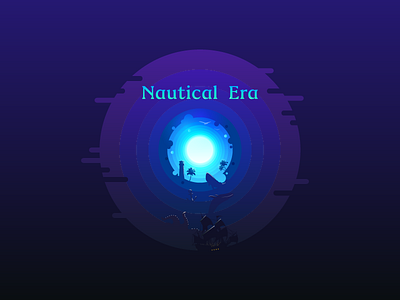 Nautical Era dark illustration ocean