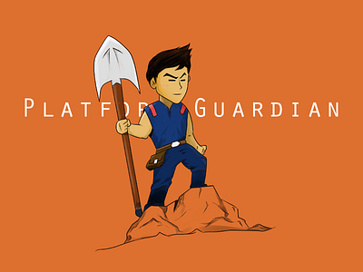 Platform Guardian character guardian worker young