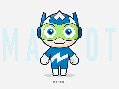 Mascot 01 boy character illustration lovely mascot stroke technology