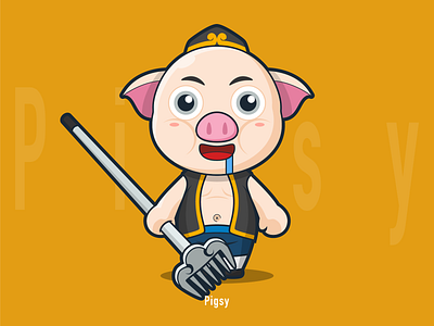 Pigsy by Jiang Feng on Dribbble