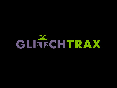 Glitchtrax Logo branding process web invite bug logo design clean icon minimal idea color clever illustration smart visual creative logos negative space custom font brand mark book glitchtrax logomark good best freelance logotype inspiration logo design symbol portfolio type company style simple identity designer agency