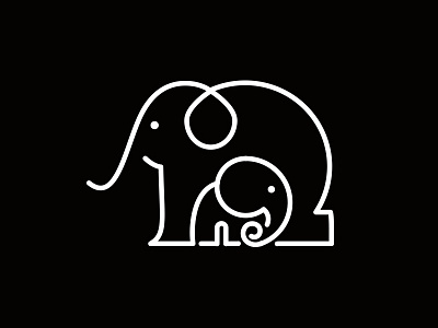 Elephant / Logo Design symbol animal pet logo design branding process web invite clean icon minimal idea color clever illustration smart visual creative logos negative space custom font brand mark book elephant symbol good best freelance logotype inspiration logo design symbol mark portfolio type company style simple identity designer agency