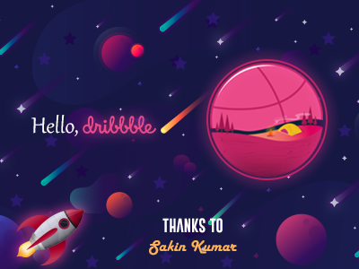 Dribbble Thank You Shot