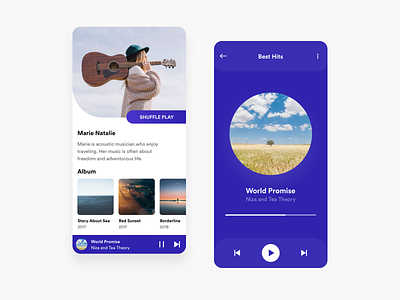 Music Player Apps - Design Exploration