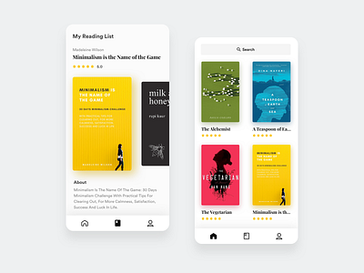 Book Apps - Design Exploration