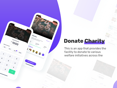 Donate charity akashmishra app charity child design donate illustration seva ui uiux