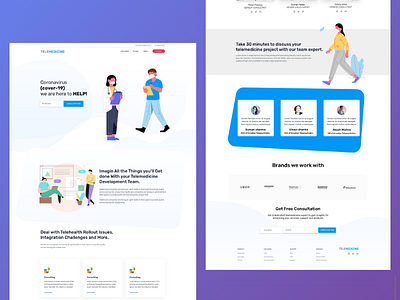 Doctor consultant Landing Page