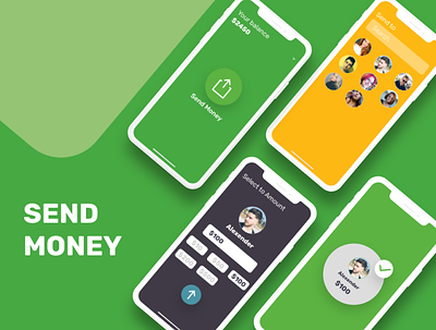 send money androidapp design illustration send sendmoney uiux ux