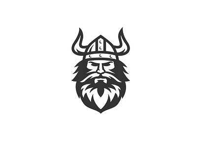 Viking ale beard beer branding brewery logo mascot nordic sport viking warrior