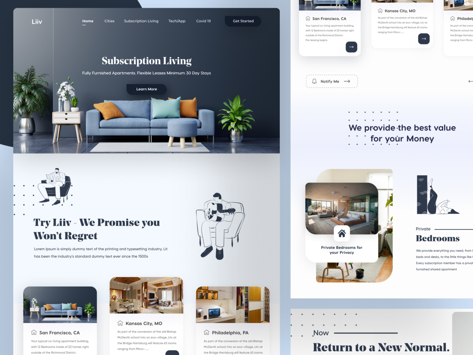 Online Hotel Website UI UX Design by UX UI Design Lab on Dribbble