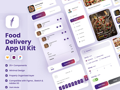 Food Delivery App UI Kit