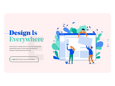 Design Agency Landing Page Web design