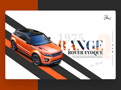 Range Rover Landing Page | Car Landing Page Web Design car landing page car web design landing page range rover landing page webdesign