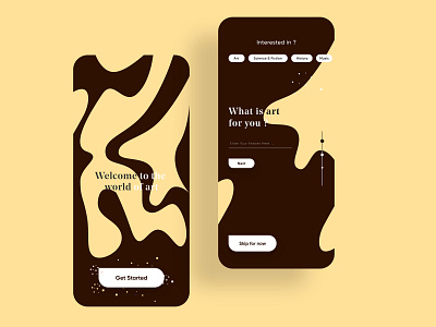 Mobile App UI Design app design design ui ux