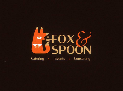 LOGO PROPOSAL FOR CATERING COMPANY catering fox logo