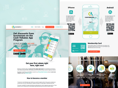 Website Design Rebates App ui webdesign