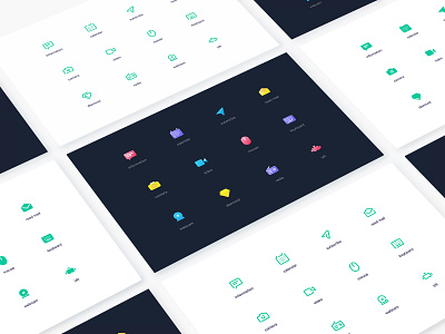 Information and media icons branding icon illustration logo ui 图标