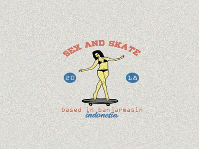 sex and skate skate girl logo clothing