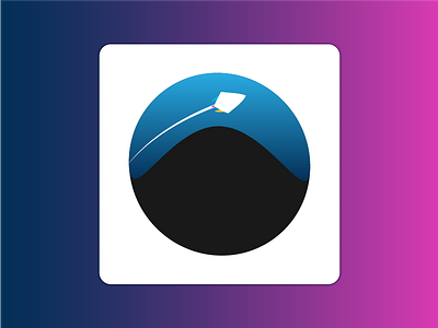 Simple space inpired app icon app icon dailyui ui