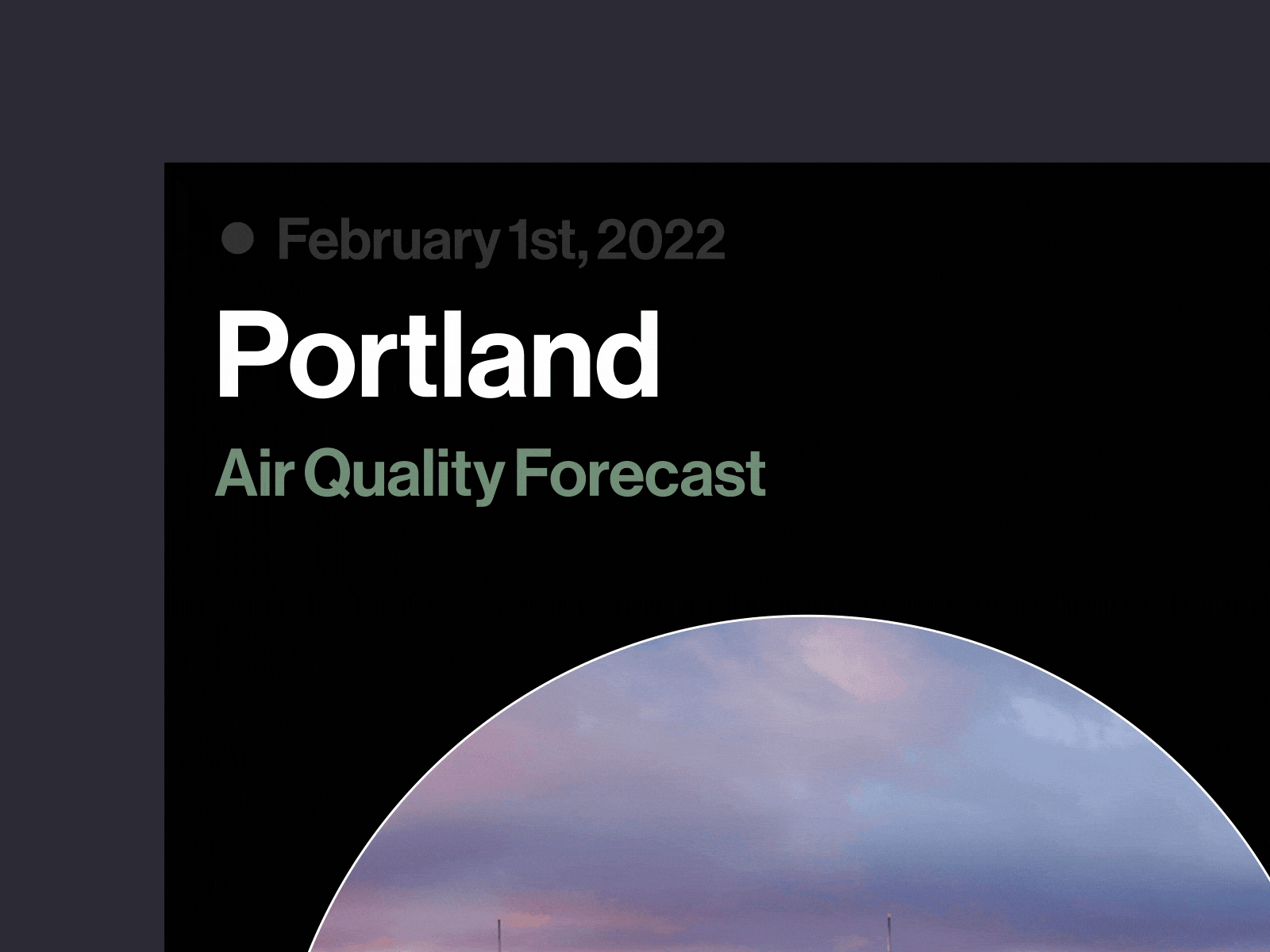 What's the Air Quality like in New York today? after effects air air quality algo animation data data visualisation data-driven dataviz design graphic design illotv motion graphics ui video