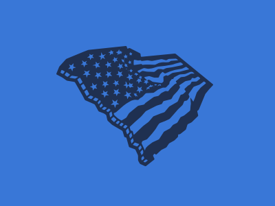 South Cackalacky - American Flag state flag american sc south carolina
