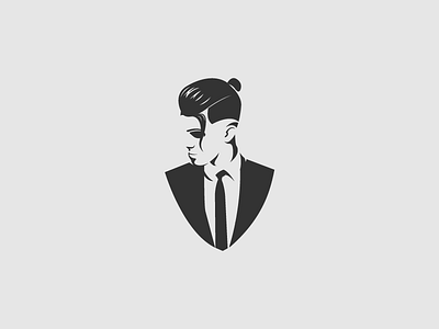 Manly logo. brandidentity design gentleman icon logo logoforsale man manly simple