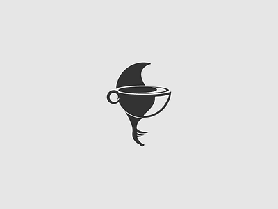 Coffee Idea brandidentity coffee design grayscale icon idea lamp logo logoforsale simple