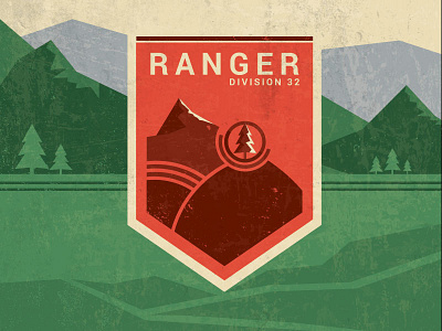 The Ranger illsutration vintage