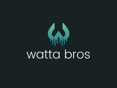 Watta Bros branding concept design logo music