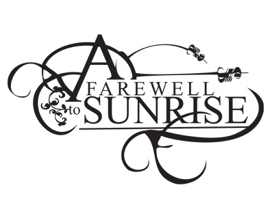 A Farewell to Sunrise Logo a farewell to sunrise band logo branding identity logo typography