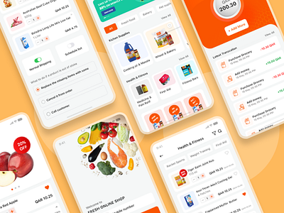 Food & Grocery App app food grocery vegetables