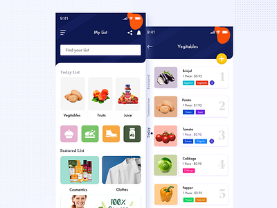 Grocery app ecommerce app grocery app online grocery app shop shopping list app