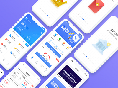 Finance APP app，ui