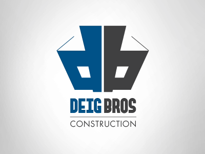 Deig Bros Logo, #3 branding identity logo