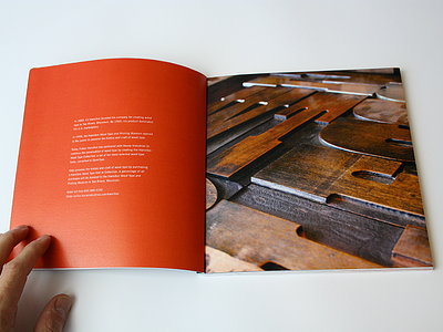 Hamilton Wood Type Specimen Booklet, inside spread booklet graphicdesign letterpress typography woodtype