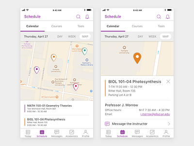 Student Mobile App Class Locator