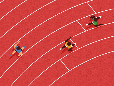 Running graphic design illustration illustrator olympic games run sport