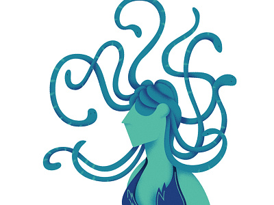 Medusa andrearubele art design gorgon graphicdesign illustration illustrator instaart medusa