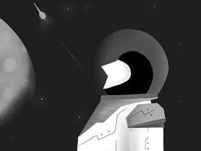 Spaceman andrearubele art artist creative design graphicdesign illustration illustrator instaart shuttle space space art spaceman