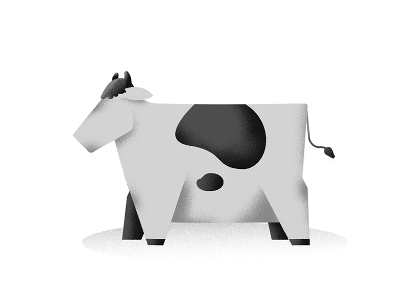 Happy cow andrea rubele animal art artist cow cowboys gif animal happycow illustration illustrator instaart motiongraphics