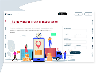 OKA Truck Website Home Page