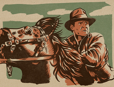Indiana Jones! drawing illustration indiana jones procreate