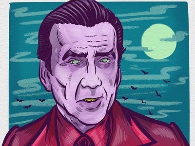 NIC CAGE: Dracula dracula drawing illustration monsters nic cage portrait procreate vampire