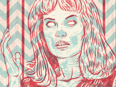 Laura Palmer is Dead illustration tv twin peaks