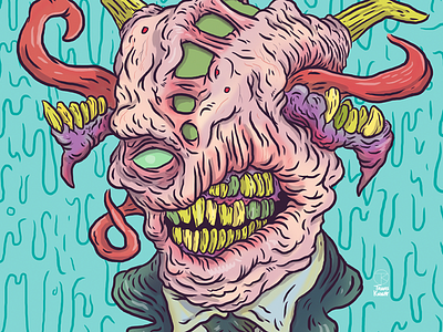 Creepo illustration monster portrait
