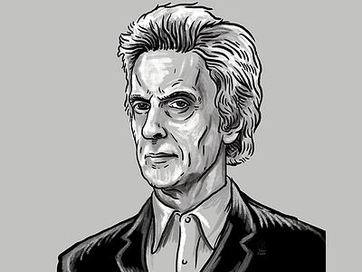 The Doctor doctor who illustration portrait