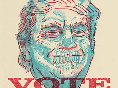 Go Vote creature design drawing illustration monsters photoshop skull vote