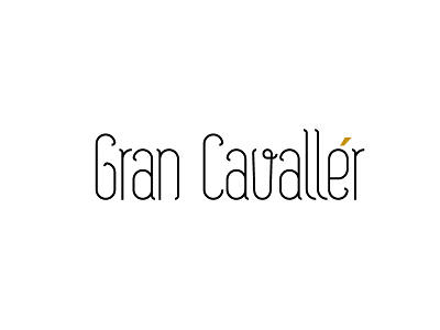 Gran Cavaller brand clothes design logo logofoli