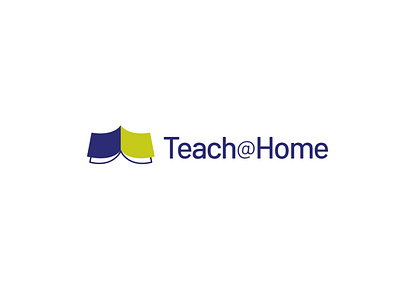 Teach@Home Logo brand identity branding design education icon illustrator logo minimal professional teacher vector